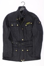 ✨ Barbour International Steppjacke für Damen Gr. 42, L mit Gürtel schwarz ✨