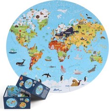 Weltkarte bodenpuzzle kinder - weltkarte,