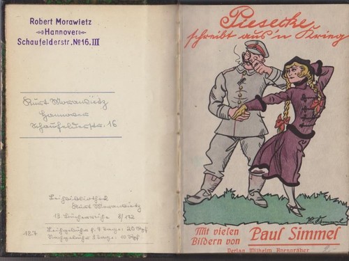 Piesecke schreibt aus krieg - schreibt,