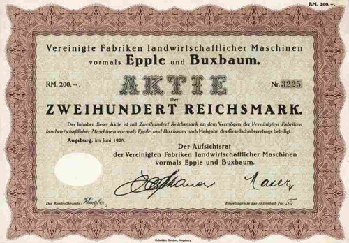 Vereinigte fabriken - vereinigte,