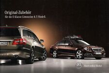 MERCEDES E-KLASSE W211 Limousine T-Modell ZUBEHÖR Prospekt Brochure 2009 PO