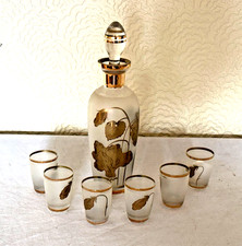 Art Deco Karaffe mit Gläsern