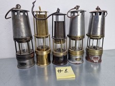 5 alte Grubenlampen