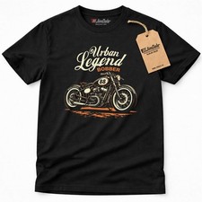 Biker T-Shirt Herren Schwarz