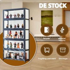 Große Acryl Vitrine Einzelvitrine Figure Modellautos Schaukasten 4/5 Ebenen DE