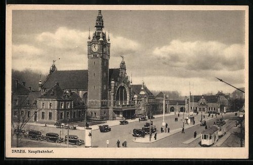 Ansichtskarte danzig partie - ansichtskarte, danzig,