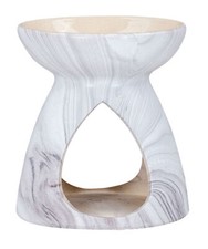Duftlampe Keramik Marmoroptik