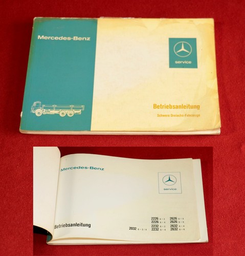 Betriebsanleitung mercedes lkw - betriebsanleitung,