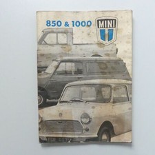 Mini 850 1000 Betriebsanleitung Bedienungsanleitung Handbuch 1972 B0465