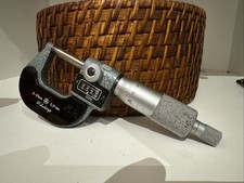 Vintage Mitutoyo Außen Mikrometer 0-25mm 0.01mmMaschinist Werkzeug in Box