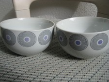 2er Set Müslischale 14cm Mid Century Dessert Eis Salat Schüssel RETR0 400ml BOWL