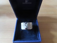 Original Swarovski Damen Band-Ring Gr. 57 - ca. 18,5 mm - creme