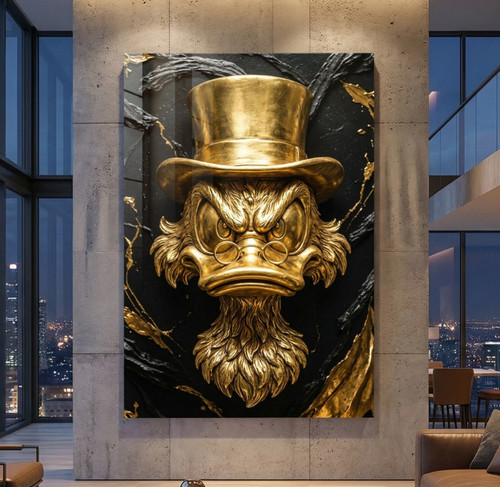 Dagobert duck golden luxus - duck.,