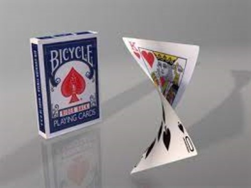 Bicycle trickkarten doppelbild - bicycle,