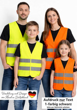 Warnweste gelb orange - warnweste, od.