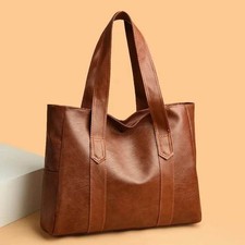 Damen Shopper Handtasche Hobo-Bag Schultertasche Umhängetasche Veganes - Leder