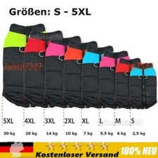 Hundemantel für Kleine Groß Hunde Wasserdicht Winddicht Jacke Hund Winter Warm