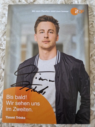 Autogrammkarte 10x15cm timmi - autogrammkarte,