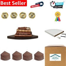 Hochglanz Schwebendes Eckregal