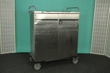 Transportwagen Tablettwagen Edelstahl Edelstahlwagen #9781