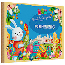 Holzschild Ostern Ostergrüße