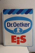 Oetker eis schild 60er - eis,