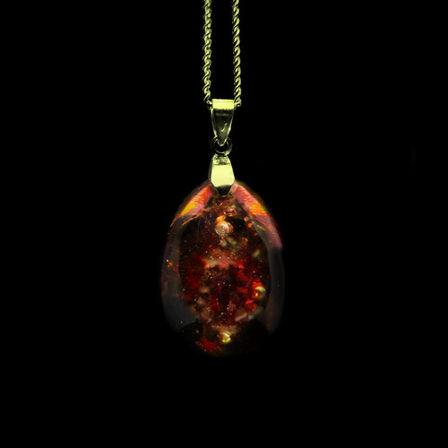 Orgonit amulett bernstein - orgonit,