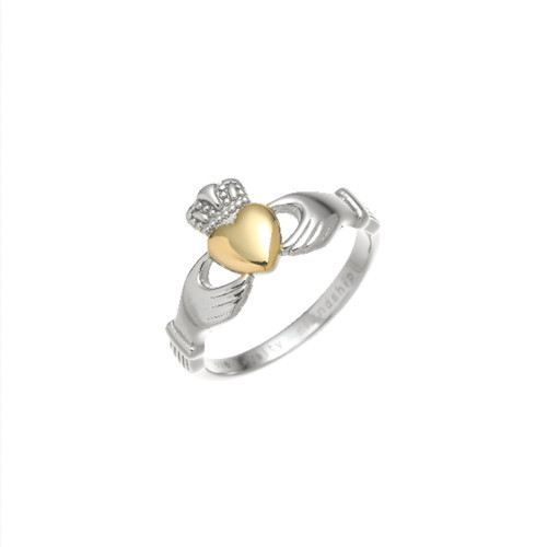 Damenring claddagh gold herz - damenring,