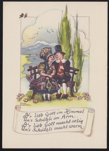 Künstler liesel lauterborn - künstler-ak,