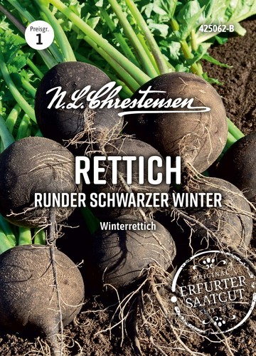 Rettich runder schwarzer - 'runder,