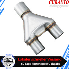 Edelstahl  Auspuff Y Rohr