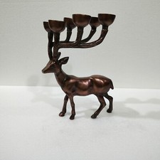 Aluminium Rentier Kerzenhalter