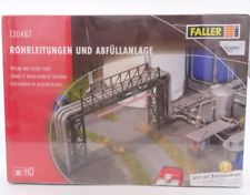 Faller H0 130487 Bausatz Rohrleitungen und Abfüllanlage Neu in OVP QR4351