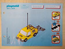 Playmobil Bauanleitung 4071 + 3670 ADAC Abschleppwagen , A5 , 16 Seiten