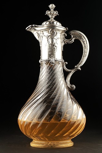Große silber weinkaraffe - große,