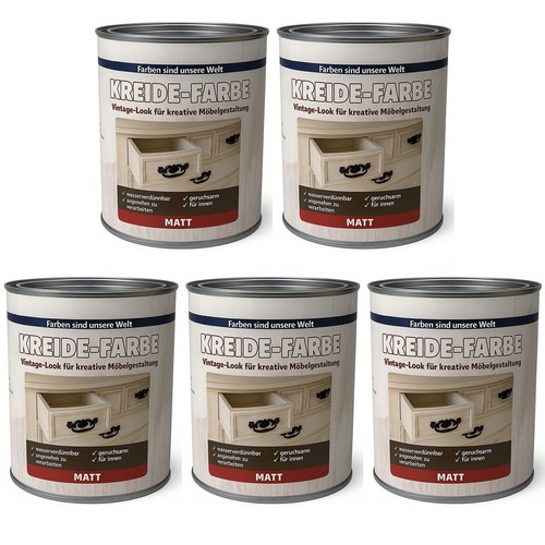 Kreidefarbe holz grau 750ml - holz,