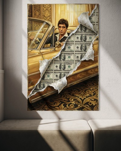 Scarface leinwand bild - leinwand,