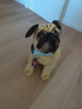 Kuscheltier XXL Plüschtier lebensgroßer Mops Hund Pug Carling Melissa