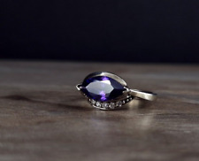 Ring Silber 925 lila Zirkonia