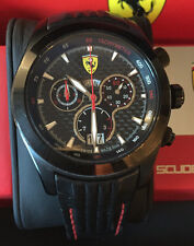 Scuderia Ferrari Chronograph Herrenuhr Paddock Watch Carbon inkl Box + Papiere