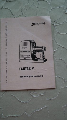 Bedienungsanleitung liesegang - bedienungsanleitung,