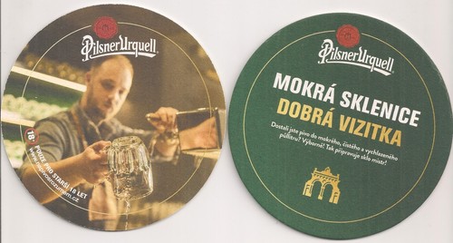 Pilsner urquell bierdeckel - -,