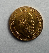 Mark 1877 karl - 5, württemberg