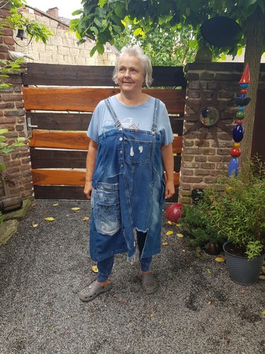 Upcycling jeansschürze - upcycling,,