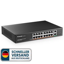 16 Port PoE+ Switch | 250W