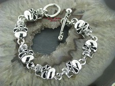 Edelstahlarmband Totenkopf Totenkopfarmband stainless steel bracelet Skull