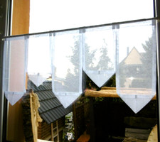 Scheibengardinen HANDARBEIT