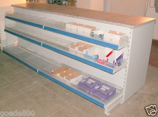 Tresen 2m Tegometall Theke Verkaufstresen Ladentheke Eden Verkaufstisch hellgrau