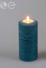 LED Wachskerze Ø 9 x 23cm mit