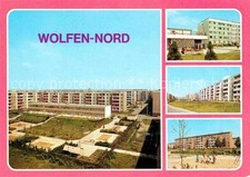 Wolfen Bitterfeld  Neubauviertel Nord Strasse der Jugend Spielplatz
